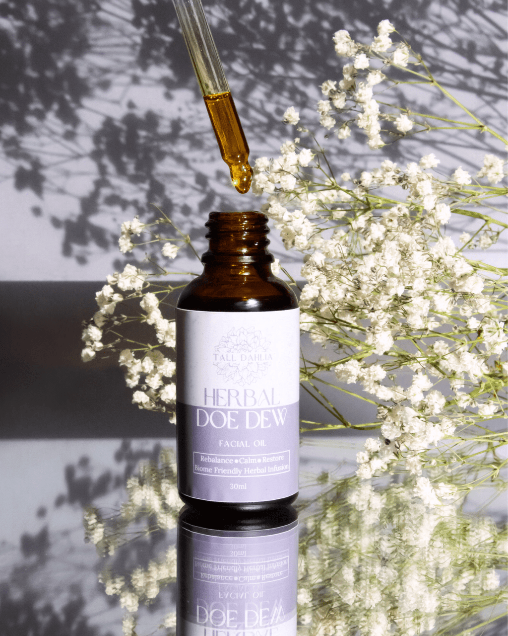 Herbal Doe Dew Facial Oil.